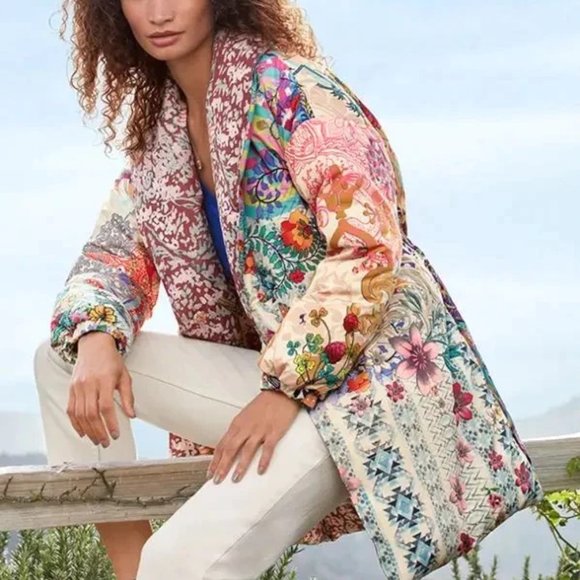 Johnny Was Alyssa Reversible Down Puffer - Picture 1 of 12